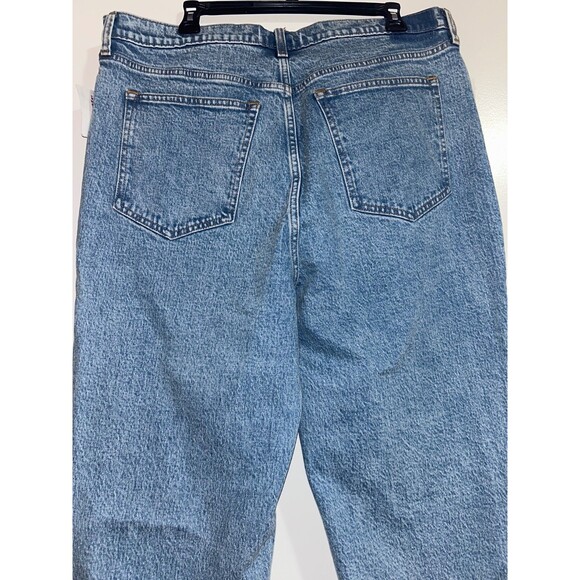 Abercrombie & Fitch Womens Ultra High Rise The 90s Straight Jean size 34/18L NWT - Picture 5 of 8